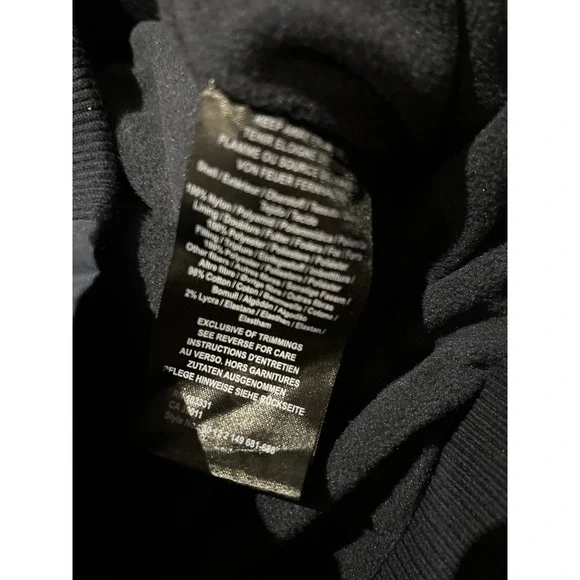 BMW Bomber‎ Jacket Full Zip Mens 3XL Windbreaker Fleece Lined Racer Fitted Logo - Picture 7 of 9